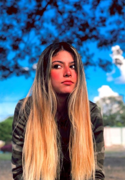 Friendly profile photo for online video chat